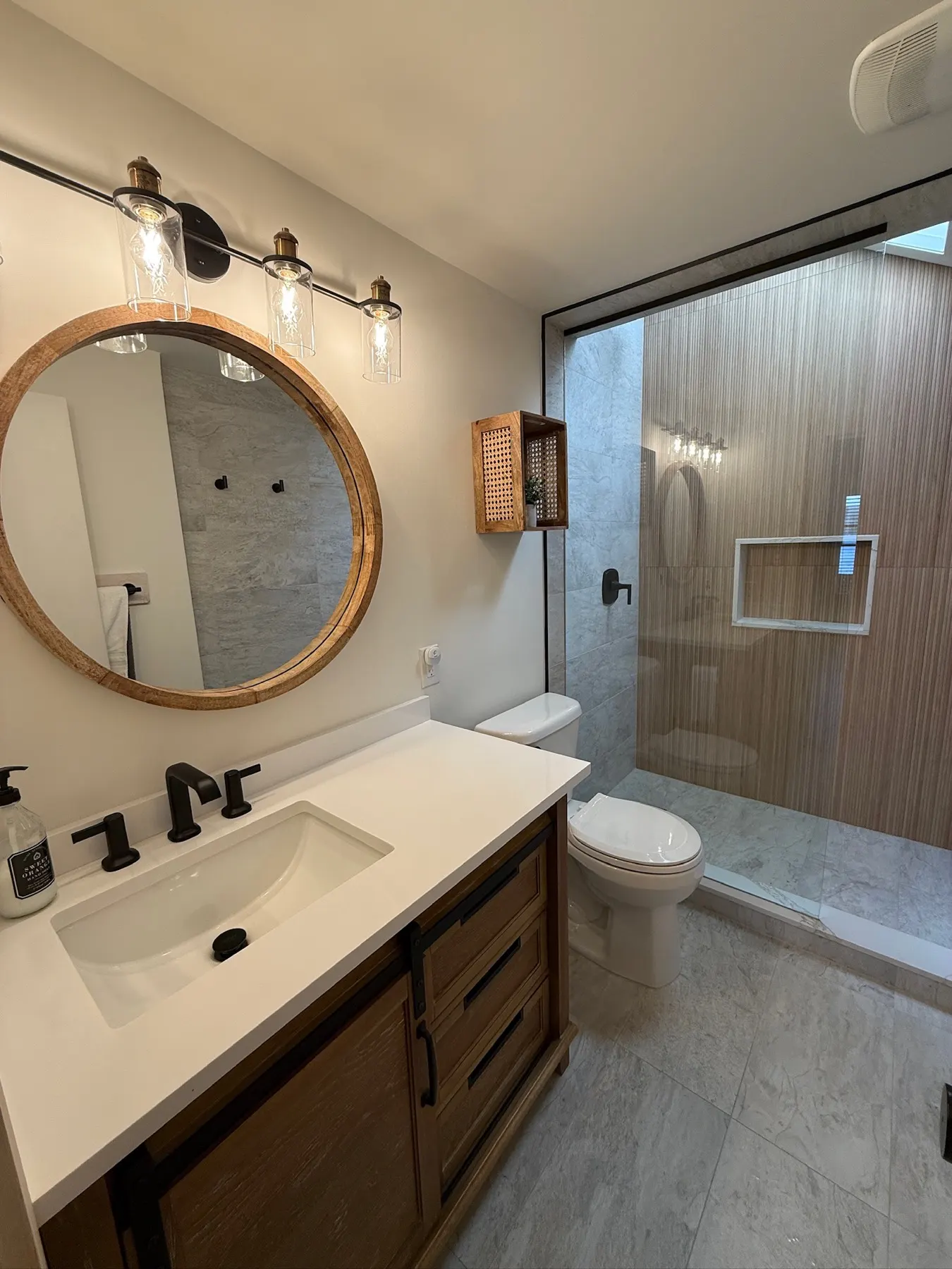 Haliburton Cottage, bathroom after the renovation