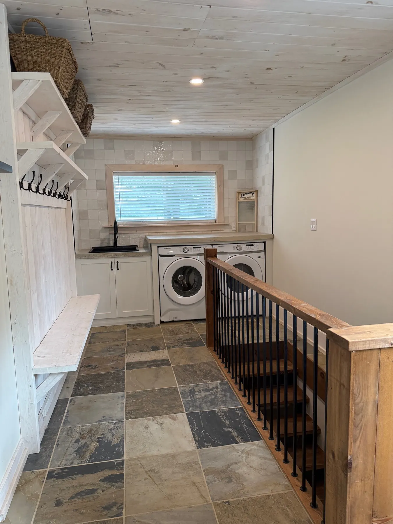 Haliburton Cottage, mudroom after the renovation