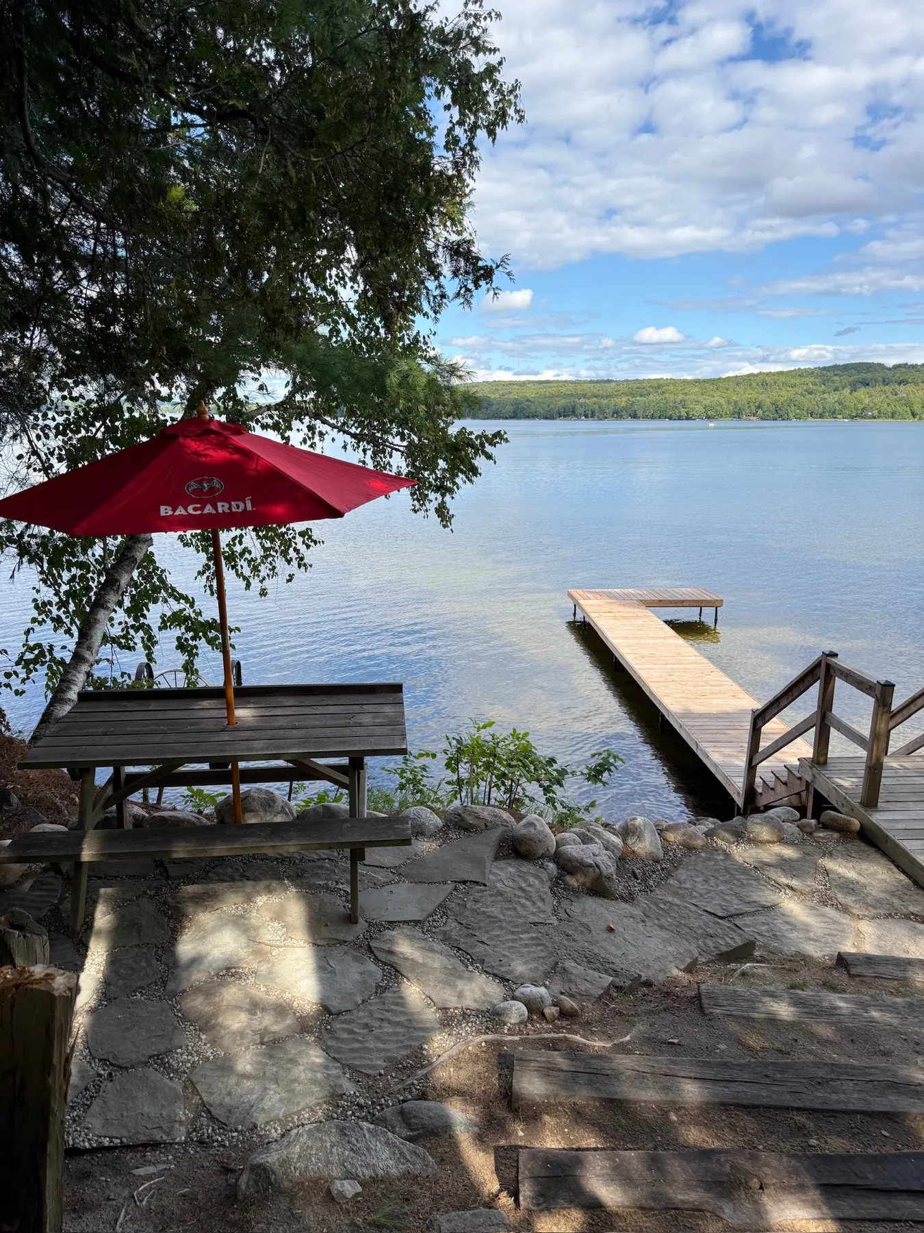 Haliburton Cottage, waterfront after the renovation
