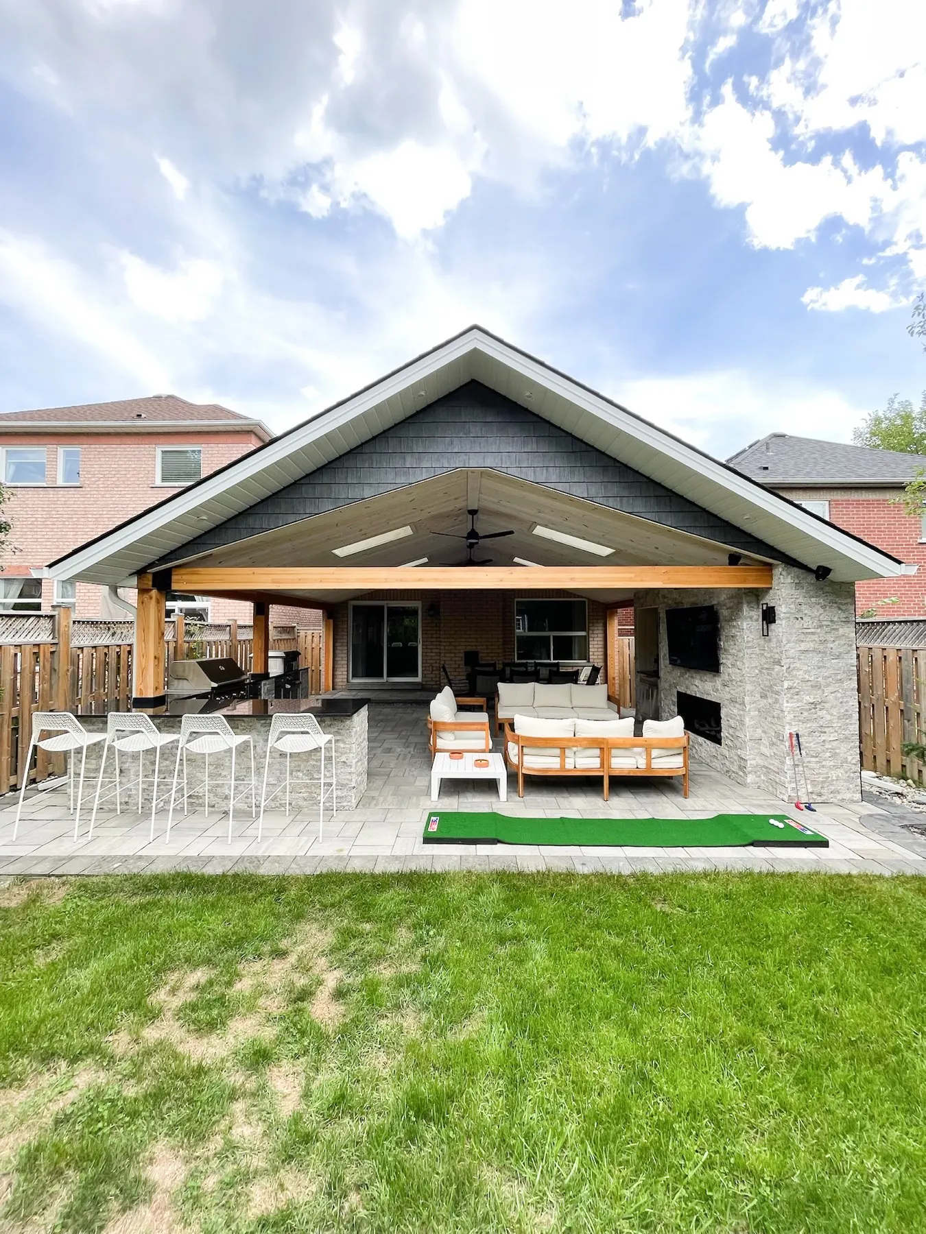 Outdoor living Decks, patios and outdoor kitchens